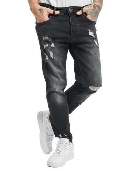 2Y Premium Ralf Slim Fit Jeans schwarz
