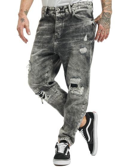 2Y Premium Heinz Loose Fit Jeans grau