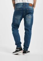 2Y Premium Destroyed Tapered Denim blau