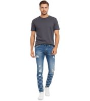 2Y Premium Levin Skinny Fit Herren Jeans Denimblau