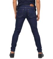 2Y Premium Herren Skinny-Fit Jeans im 5-Pocket-Style Denim-Hose Baumwoll-Hose Denim-Blau