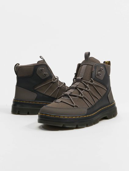 Dr. Martens Buwick Boots Gunmetal Extra Tough 50/50 & Gunmetal Ajax