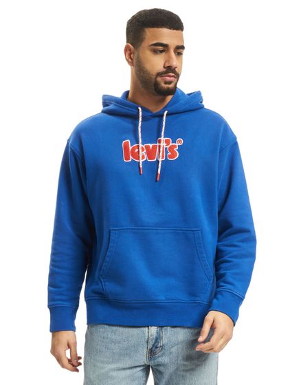 LEVI´S Relaxed Graphic Hoodie blau blau