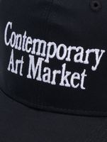 Market Contemporary Art 6 Panel Flexfitted Caps schwarz Market Contemporary Art 6 Panel Flexfitted Caps schwarz
