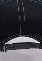 Cappellino Flexfitted a 6 pannelli Market Reflection nero lavato