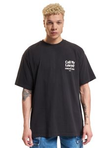 T-shirts Market Call My Lawyer noirs délavés