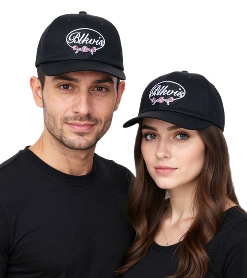 BLKVIS Script Roses Snapback Caps schwarz BLKVIS Script Roses Snapback Caps schwarz