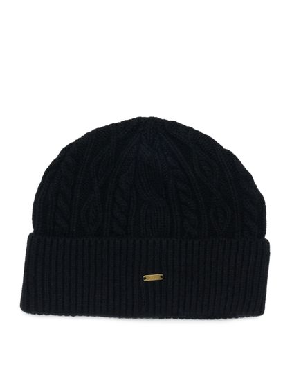 BLKVIS Cable Strickmütze Mützen schwarz