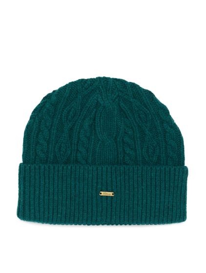 BLKVIS Cable Strickmütze Mützen jägergrün