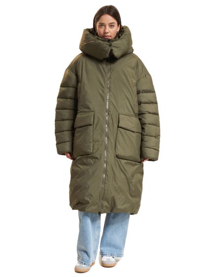 DIDRIKSONS Melina puff coat mist green