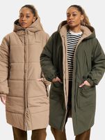 DIDRIKSONS Anna Parka beige/verde oscuro
