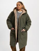DIDRIKSONS Anna Parka beige/verde oscuro