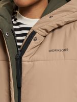 DIDRIKSONS Anna Parka beige/verde oscuro
