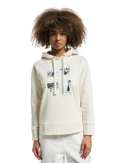 Hugo Boss Foto-Print Hoodie weiß