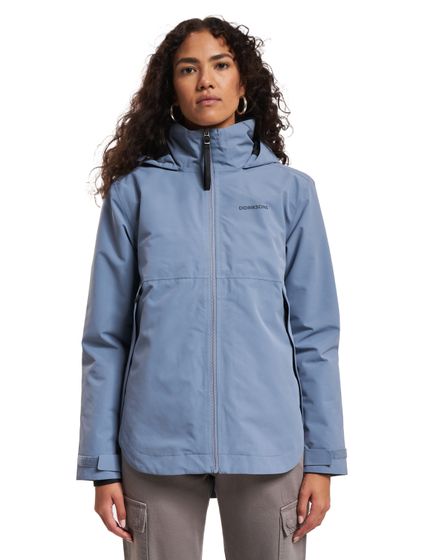 Didriksons Jennie Winterjacken glazialblau
