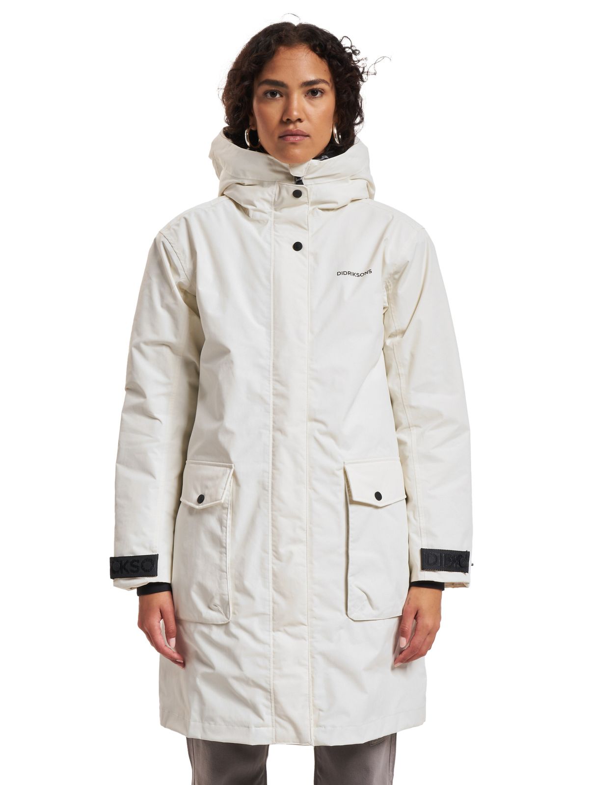 Didriksons Ilsa Parka weißer Schaumstoff