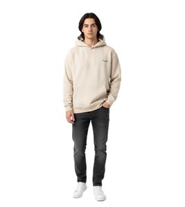 Rough. Raw Bite Herren Hoodie Moderner Pullover mit Kapuze bequem und stylisch Beige