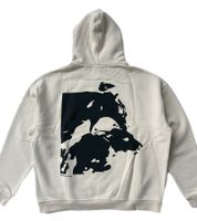 Rough. Raw Bite Men's Hoodie - Modern Pullover with Hood - Comfortable and Stylish - Beige