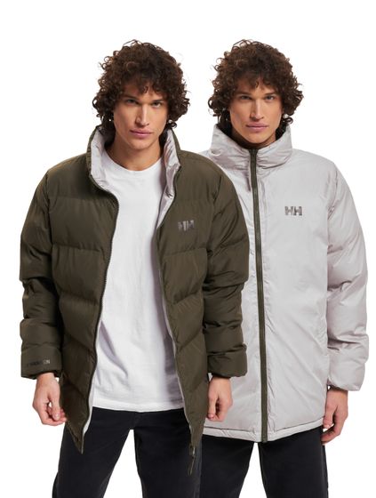Helly Hansen YU 23 Wendbare Pufferjacke Utility-Grün