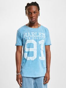 vsct Harlem 91 Washed T-Shirt Azure Blue
