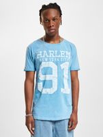 Camiseta lavada vsct Harlem 91 azul celeste
