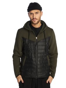 Felpa con cappuccio e zip Amour 2 colori vsct cachi