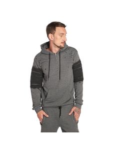 vsct Oiled Zip Hoodie grau