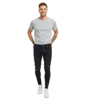 vsct Keanu Slim Fit-Jeans mit Reißverschluss am Beinabschluss, Schwarz, ausgewaschen