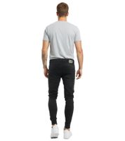 vsct Keanu Slim Fit-Jeans mit Reißverschluss am Beinabschluss, Schwarz, ausgewaschen