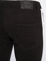 Jeans aderenti a righe Knox di vsct, neri, al ginocchio