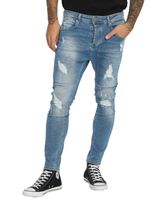 vsct Keanu Lowcrotch Slim Fit Jeans blau