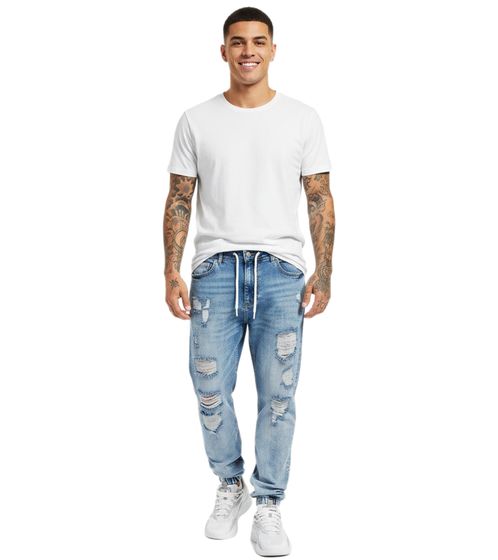 vsct Noah Cuffed Laces Antifit Jeans Blau Stoned