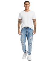 vsct Noah Cuffed Laces Antifit Jeans Blau Stoned