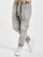 vsct Noah Antifit-Jeans mit Bündchen und Schnürsenkeln, Grau