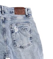 VSCT Clubwear Keanu Hyper Loose Fit Herren Jeans getöntes hellblau verwaschen