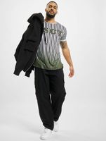 vsct Graded Coach Gestreiftes Logo-T-Shirt weiß