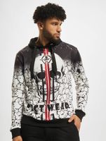 Felpa con cappuccio teschio splatter vsct bianca Felpa con cappuccio teschio splatter vsct bianca