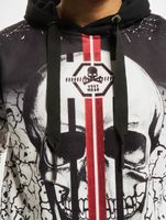 Felpa con cappuccio teschio splatter vsct bianca Felpa con cappuccio teschio splatter vsct bianca