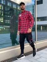 vsct Customized Kariertes Tageshemd rot