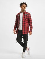 vsct Customized Kariertes Tageshemd rot