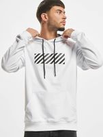 Sudadera con capucha óptica híbrida 2 en 1 vsct blanca