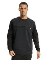 Pull ras du cou ajusté minimaliste vsct noir