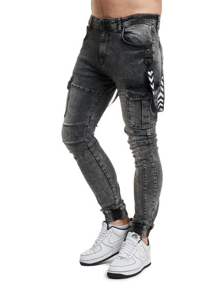 vsct Keanu Biker Cargo Hosenträger Black Acid