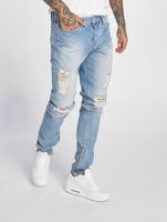 Criminal Damage Uzi Skinny Hellblauer Denim