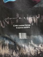 Criminal Damage Fire Ice Tie Dye T-Shirt blau