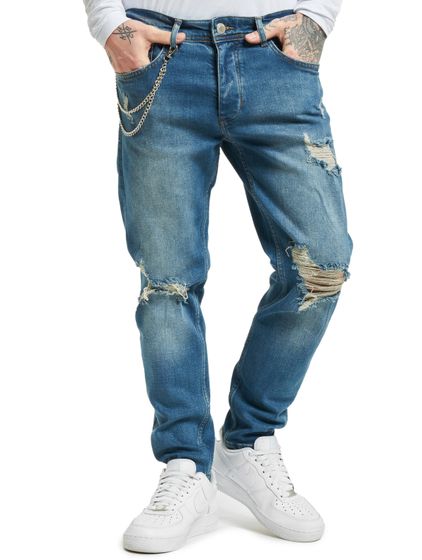 2Y Claas Slim Fit Jeans blau