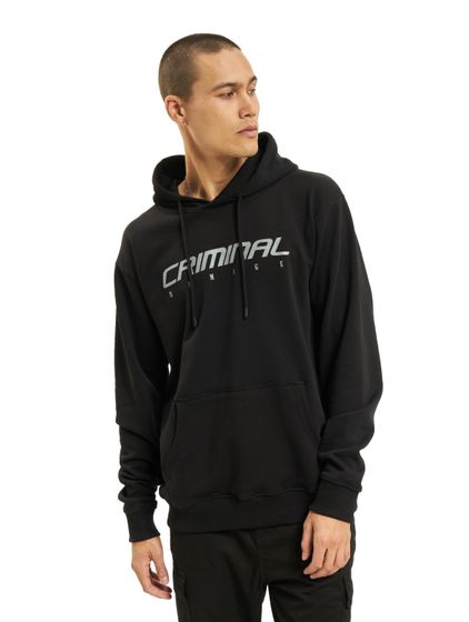 Criminal Damage Flamin Hoodie black