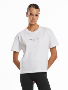 aim'n Serif Boyfriend T-Shirts weiß
