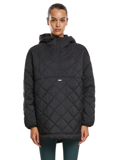 Chaquetas de invierno anorak acolchadas extragrandes aim'n negras