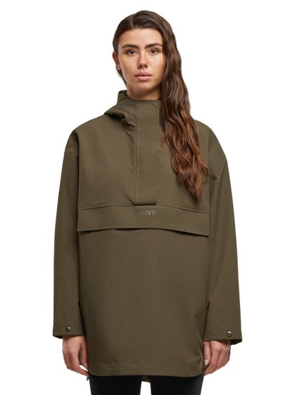 Chaquetas de invierno anorak impermeables de gran tamaño aim'n color caqui
